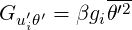 G  ′′ = βg θ′2-
  uiθ     i
